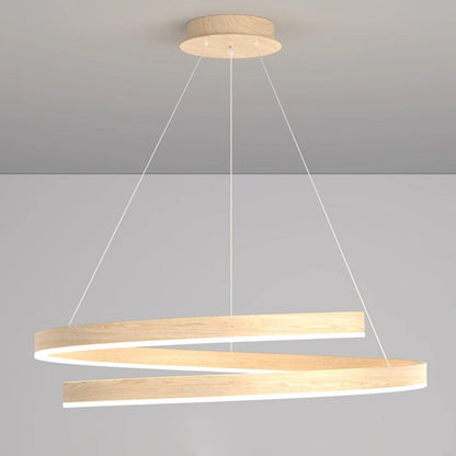 ثريات LED معاصرة مبتكرة من الحديد والألومنيوم والسيليكون والأكريليك مزودة بإضاءة جزيرة لغرفة الطعام