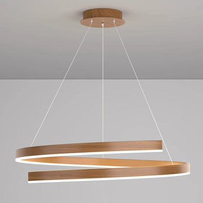ثريات LED معاصرة مبتكرة من الحديد والألومنيوم والسيليكون والأكريليك مزودة بإضاءة جزيرة لغرفة الطعام