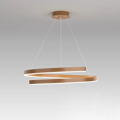ثريات LED معاصرة مبتكرة من الحديد والألومنيوم والسيليكون والأكريليك مزودة بإضاءة جزيرة لغرفة الطعام