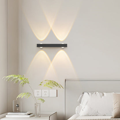 Modern Minimalist Long Multi Lights Aluminum LED Wall Sconce Lamp For Hallway