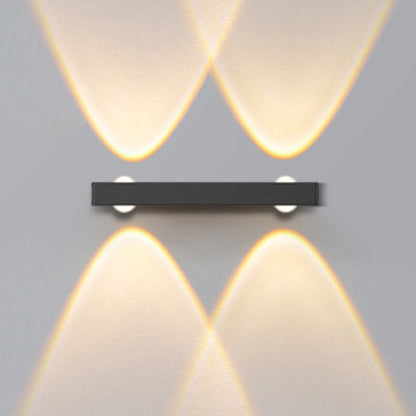 Modern Minimalist Long Multi Lights Aluminum LED Wall Sconce Lamp For Hallway