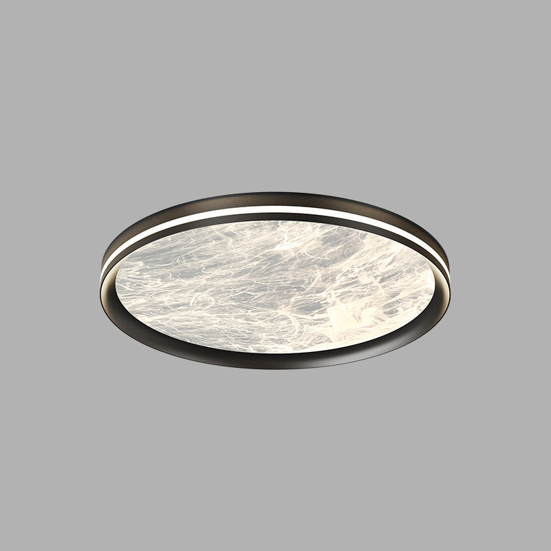 Contemporary Nordic Round Clouds Aluminum Acrylic LED Flush Mount Ceiling Light For Living Room
