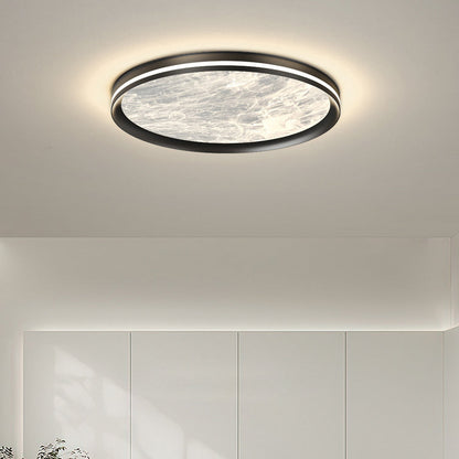 Contemporary Nordic Round Clouds Aluminum Acrylic LED Flush Mount Ceiling Light For Living Room
