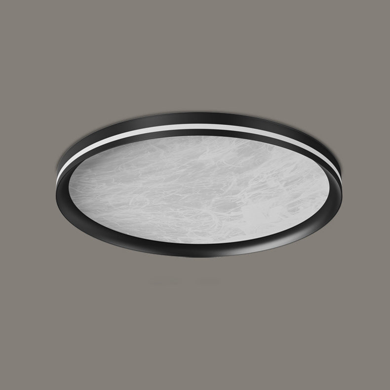 Contemporary Nordic Round Clouds Aluminum Acrylic LED Flush Mount Ceiling Light For Living Room