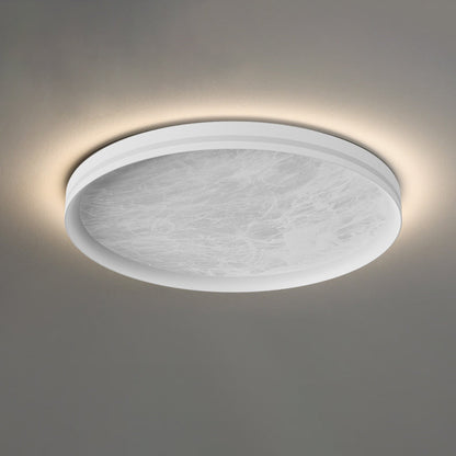 Contemporary Nordic Round Clouds Aluminum Acrylic LED Flush Mount Ceiling Light For Living Room