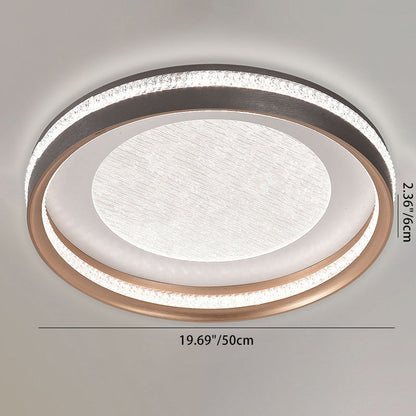 Modern Minimalist Clouds Round Square Iron Aluminum Acrylic LED Flush Mount Ceiling Light For Living Room