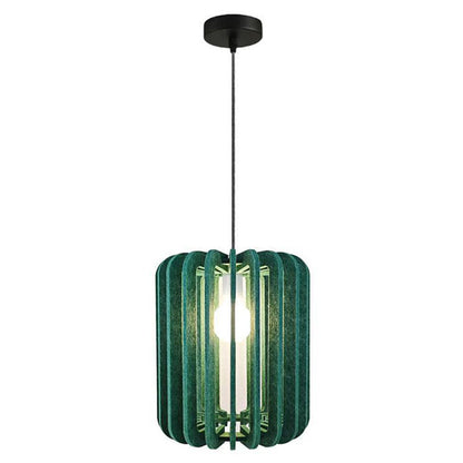 Contemporary Creative Pumpkin Column Shaped Birdcage Acoustic Iron Felt 1 - Light Pendant Light For Bedroom