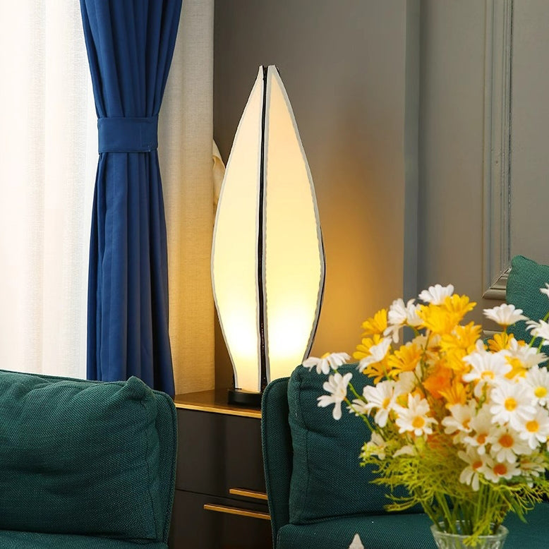 Contemporary Creative Banana Zipper Fabric Hardware 1-Light Standing Floor Lamp For Living Room