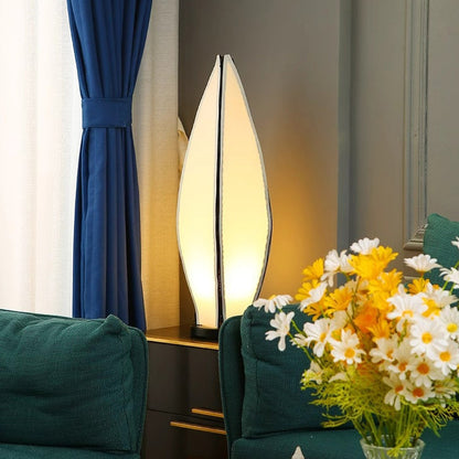 Contemporary Creative Banana Zipper Fabric Hardware 1-Light Standing Floor Lamp For Living Room