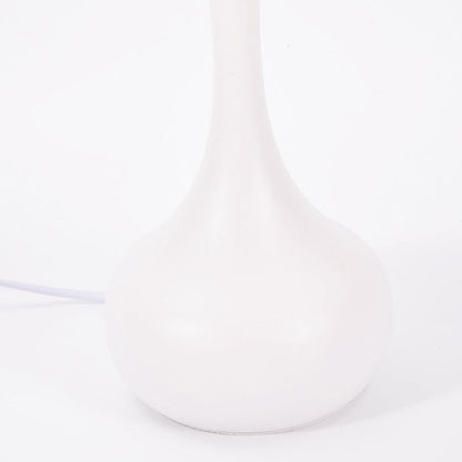 Contemporary Nordic Petal Lamp Shape Iron Glass 1-Light Table Lamp For Bedroom