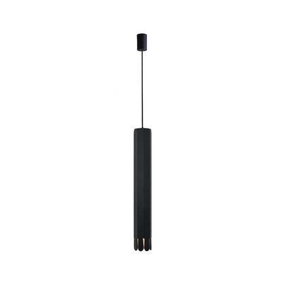 Modern Minimalist Liftable Petal Cylinder Aluminum Track LED Pendant Light For Dining Room