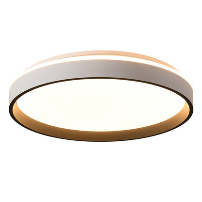 Modern Minimalist Round Hardware Acrylic LED Flush Mount Ceiling Light For Bedroom