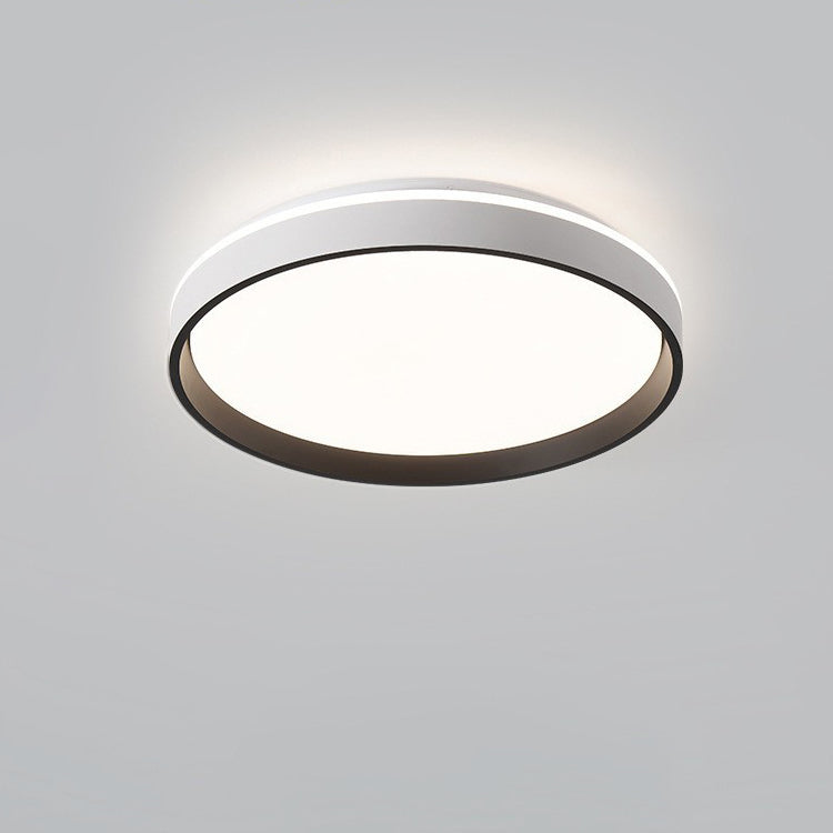 Modern Minimalist Round Hardware Acrylic LED Flush Mount Ceiling Light For Bedroom