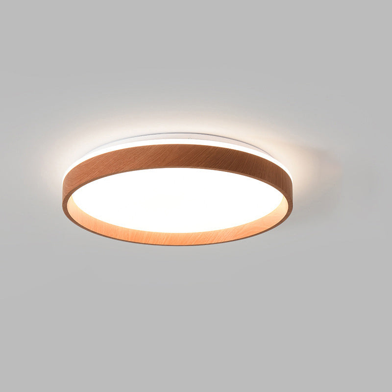 Modern Minimalist Round Hardware Acrylic LED Flush Mount Ceiling Light For Bedroom