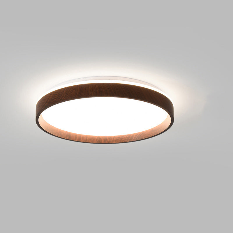 Modern Minimalist Round Hardware Acrylic LED Flush Mount Ceiling Light For Bedroom