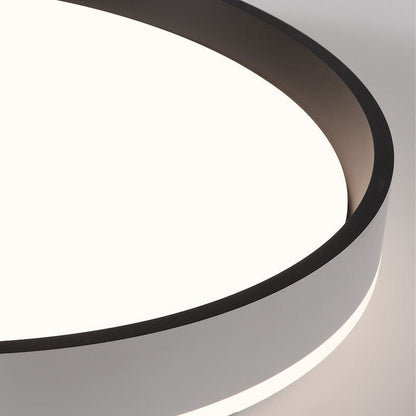 Modern Minimalist Round Hardware Acrylic LED Flush Mount Ceiling Light For Bedroom