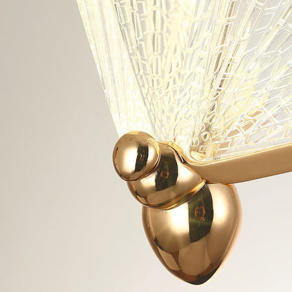 Contemporary Creative Adjustable Height Butterfly Acrylic Iron Zinc Alloy LED Chandelier For Living Room
