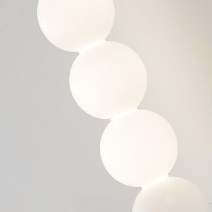 مصباح حائط LED نحاسي معاصر على شكل كرة زجاجية مزينة بالخرز على شكل زهرة الزعرور المسكرة لغرفة المعيشة 