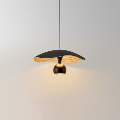 Contemporary Nordic Liftable Dome UFO Aluminum Acrylic LED Pendant Light For Bedroom