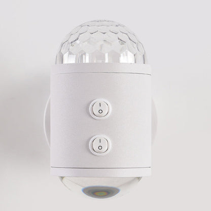 مصباح حائط بتصميم أسطواني عصري بسيط على شكل شروق الشمس وغروب الشمس مزود بمنفذ USB LED للممر 