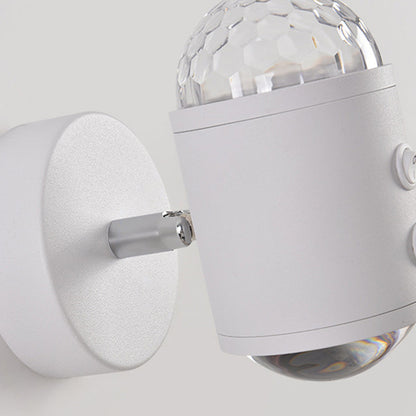 مصباح حائط بتصميم أسطواني عصري بسيط على شكل شروق الشمس وغروب الشمس مزود بمنفذ USB LED للممر 