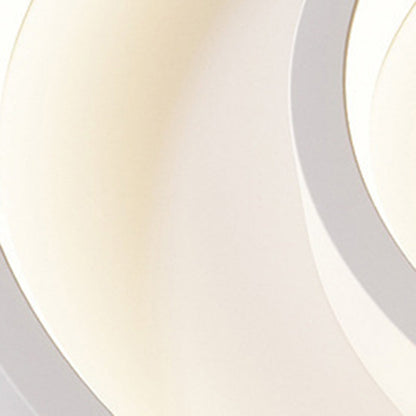 Contemporary Creative Hardware Aluminum Acrylic Oval Rotatable Sunset Spotlight LED Flush Mount Ceiling Light For Bedroom