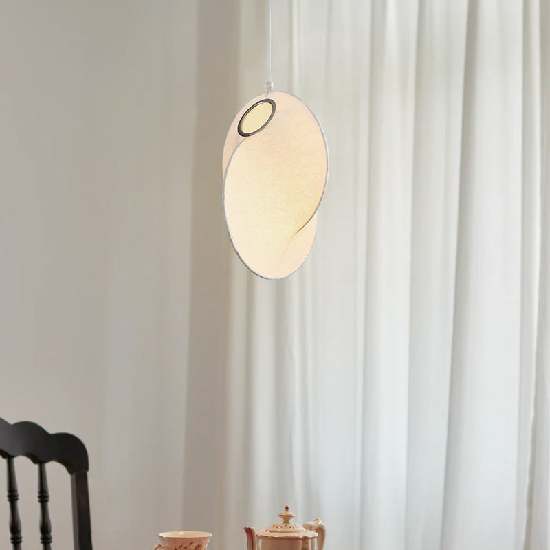 Contemporary Creative Round Ball Lanterns Iron Imitation Silk 1/3-Light Pendant Light For Living Room