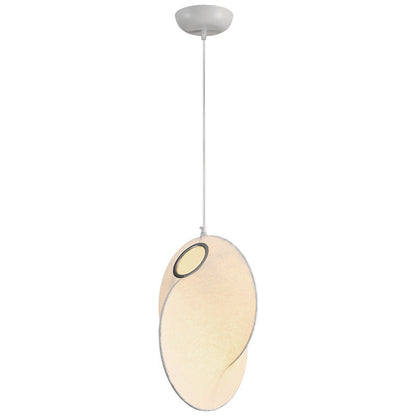 Contemporary Creative Round Ball Lanterns Iron Imitation Silk 1/3-Light Pendant Light For Living Room