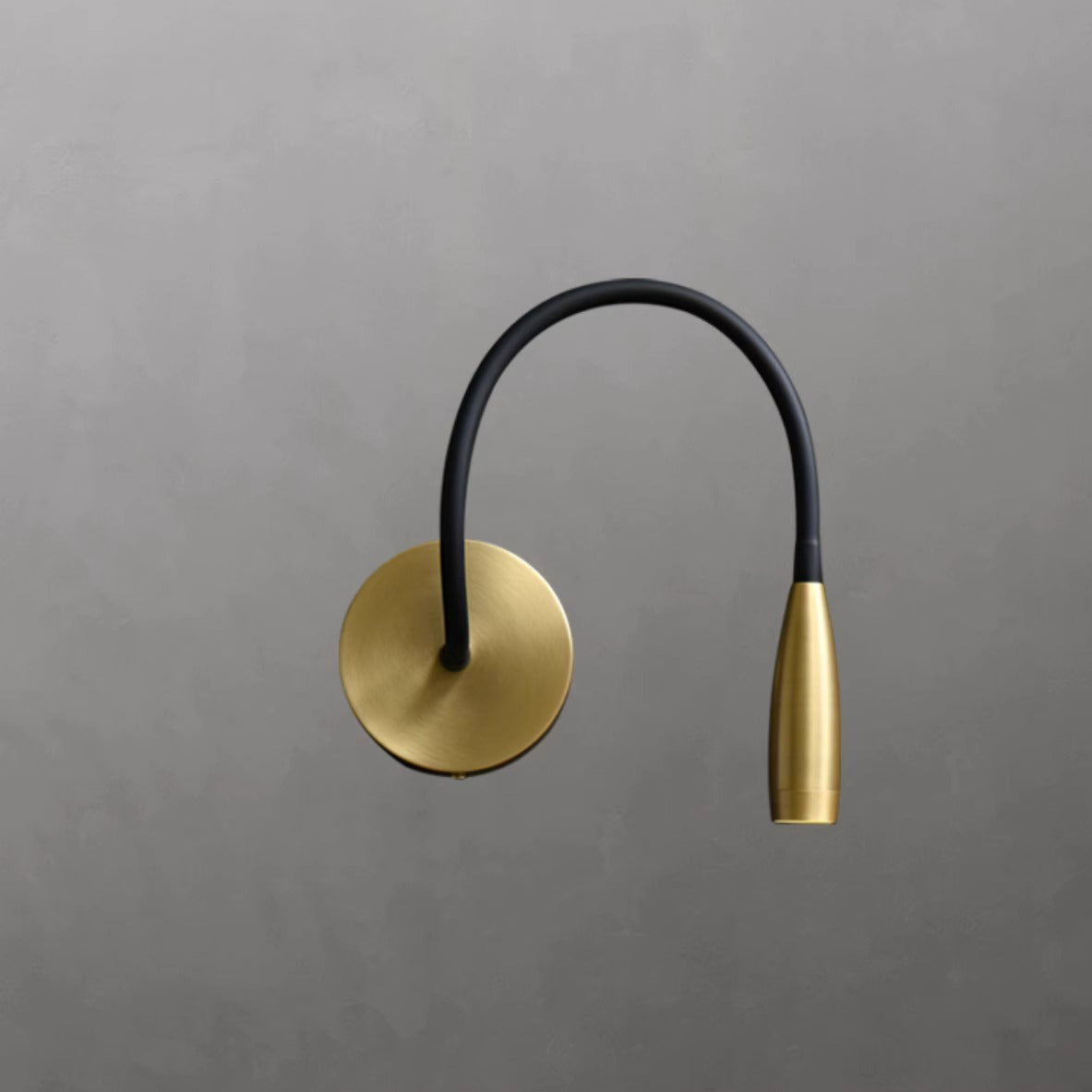 Modern Minimalist Iron Aluminum Flexible Gooseneck LED Wall Sconce Lamp For Bedroom