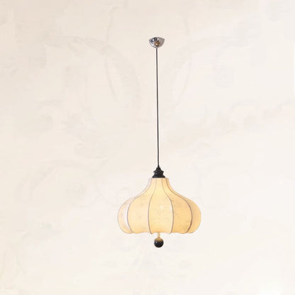 Traditional French Chestnut Print Fabric Wood 3/5 Light Chandelier For Living Room