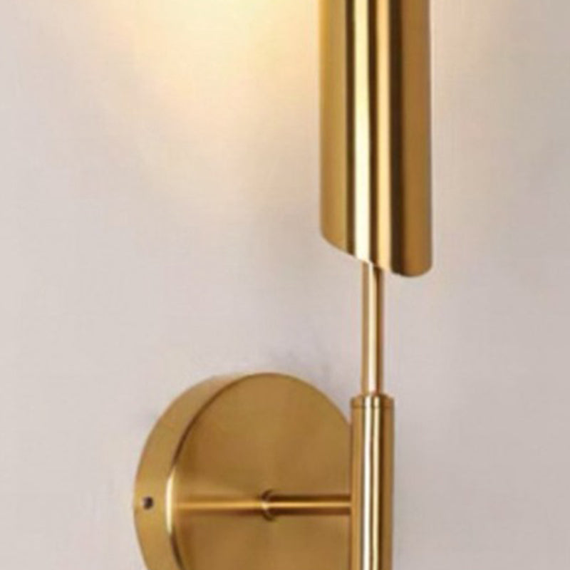 Modern Minimalist Tube Strip Iron 1/2-Light Wall Sconce Lamp For Living Room