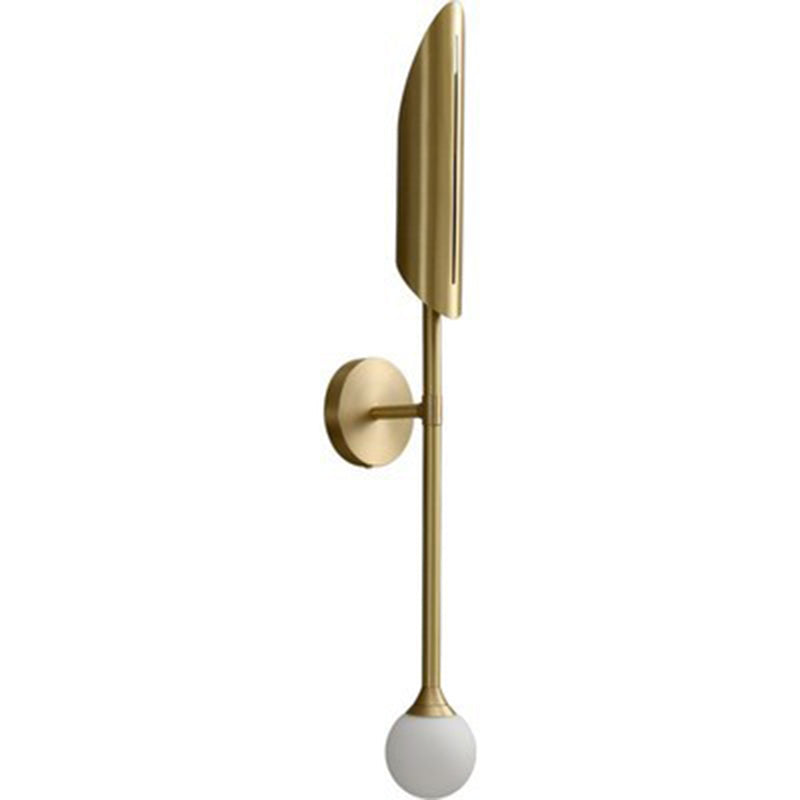 Modern Minimalist Tube Strip Iron 1/2-Light Wall Sconce Lamp For Living Room