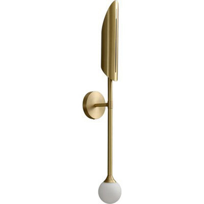 Modern Minimalist Tube Strip Iron 1/2-Light Wall Sconce Lamp For Living Room