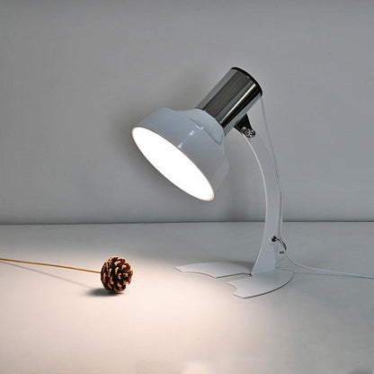 Modern Minimalist USB Adjustable Head Iron Cone Shape Fish Tail LED Table Lamp For Bedroom