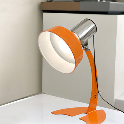 Modern Minimalist USB Adjustable Head Iron Cone Shape Fish Tail LED Table Lamp For Bedroom