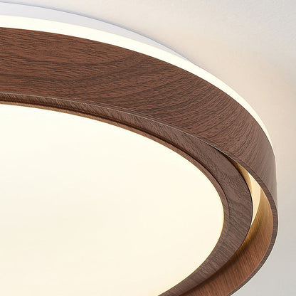 Modern Minimalist Round Iron Acrylic LED Flush Mount Ceiling Light For Living Room