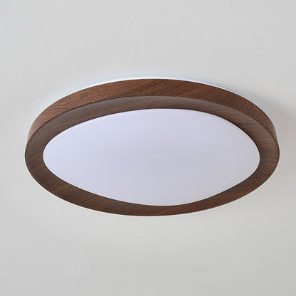 Modern Minimalist Round Iron Acrylic LED Flush Mount Ceiling Light For Living Room
