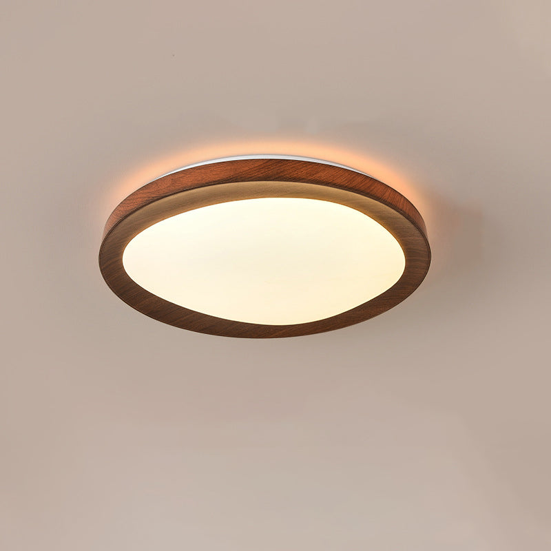 Modern Minimalist Round Iron Acrylic LED Flush Mount Ceiling Light For Living Room