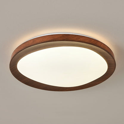 Modern Minimalist Round Iron Acrylic LED Flush Mount Ceiling Light For Living Room