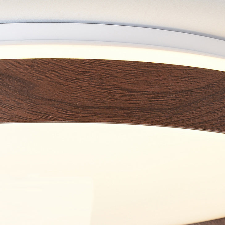 Modern Minimalist Round Iron Acrylic LED Flush Mount Ceiling Light For Living Room