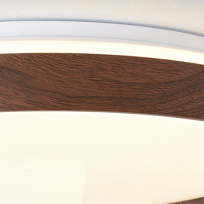 Modern Minimalist Round Iron Acrylic LED Flush Mount Ceiling Light For Living Room