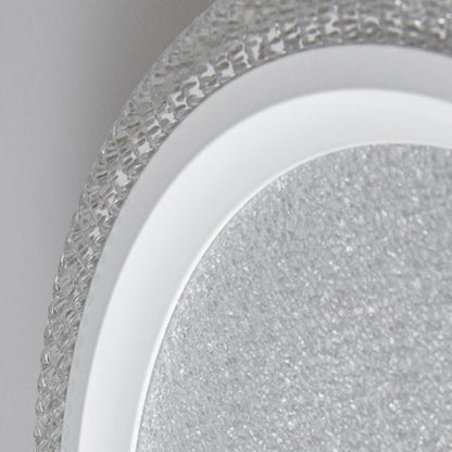 Modern Luxury Round Hardware Aluminum Acrylic LED Flush Mount Ceiling Light For Living Room