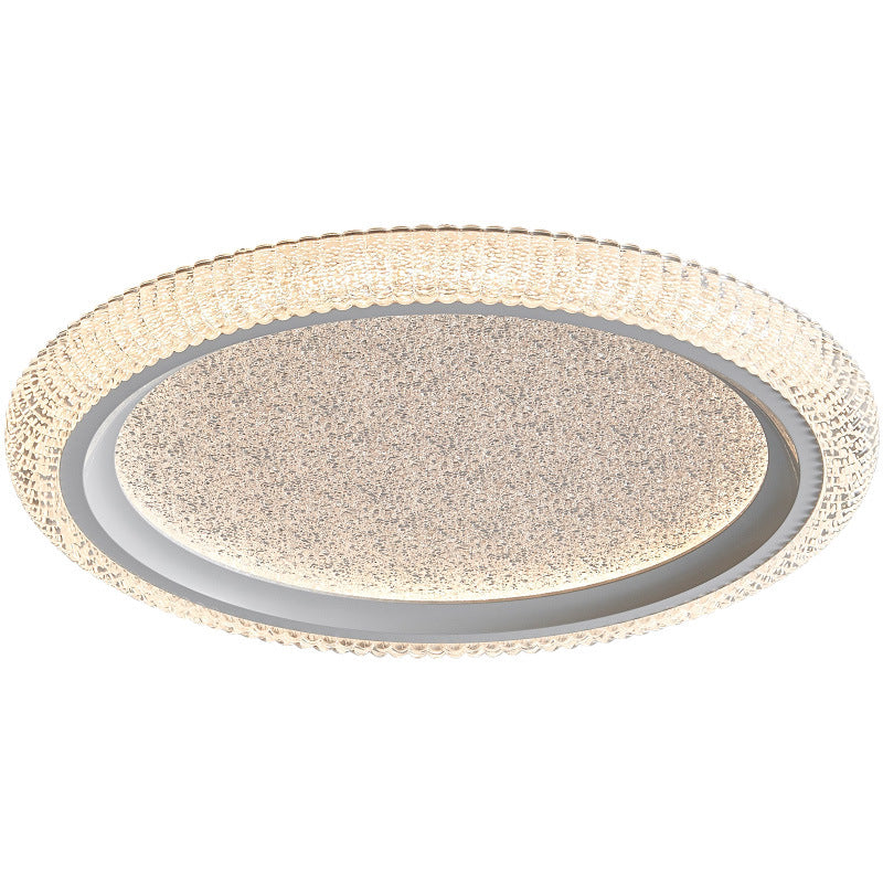 Modern Luxury Round Hardware Aluminum Acrylic LED Flush Mount Ceiling Light For Living Room