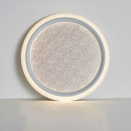 Modern Luxury Round Hardware Aluminum Acrylic LED Flush Mount Ceiling Light For Living Room