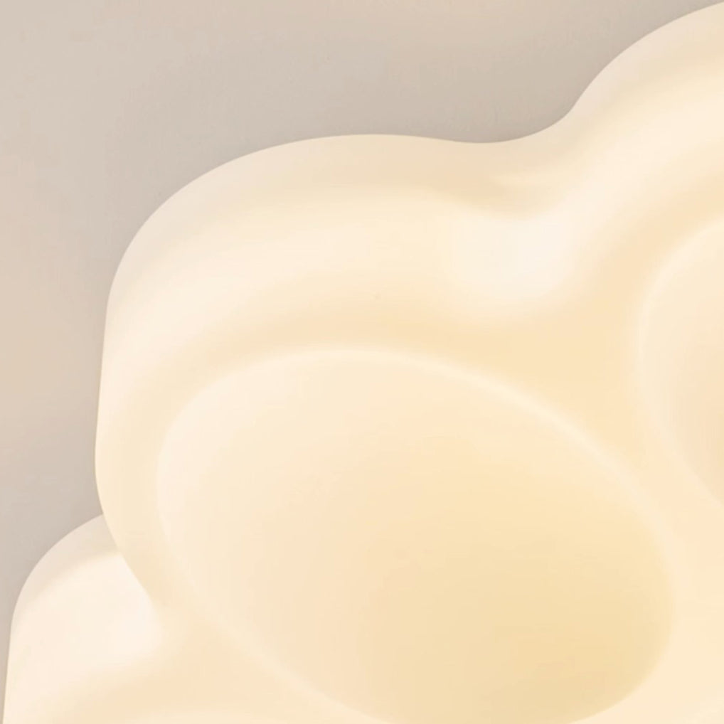 Contemporary Creative Animal Cat's Claw Hardware PE LED Flush Mount Ceiling Light For Bedroom