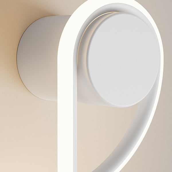 Contemporary Creative Musical Note Acrylic Iron Aluminum LED Wall Sconce Lamp For Living Room
