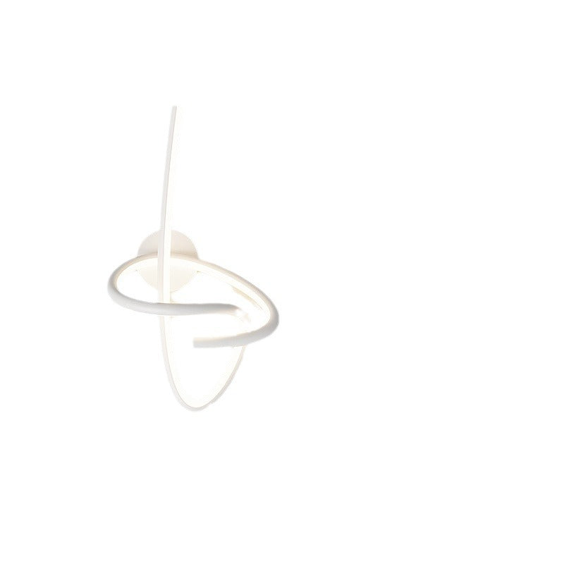 Contemporary Creative Musical Note Acrylic Iron Aluminum LED Wall Sconce Lamp For Living Room