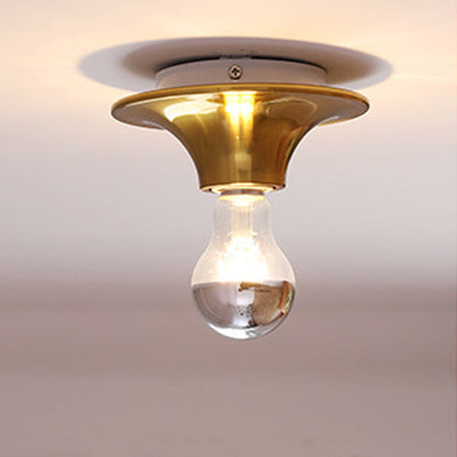 Modern Mid-Century UFO Shape Iron 1-Light Wall Sconce Lamp For Bedroom