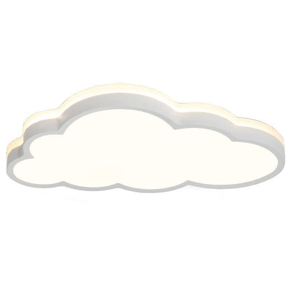Contemporary Nordic Cloud Iron Acrylic LED Flush Mount Ceiling Light For Bedroom