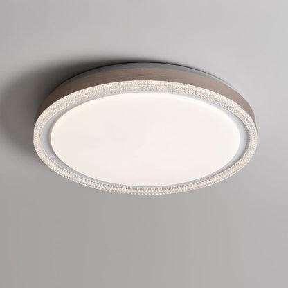 Modern Minimalist Round Iron Acrylic LED Flush Mount Ceiling Light For Bedroom